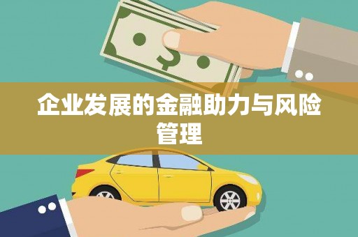 深圳企业发展的金融助力与风险管理