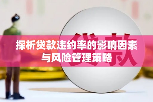 深圳探析贷款违约率的影响因素与风险管理策略