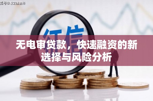 深圳无电审贷款，快速融资的新选择与风险分析