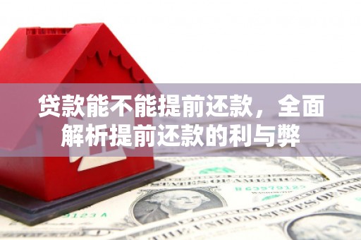 深圳贷款能不能提前还款，全面解析提前还款的利与弊