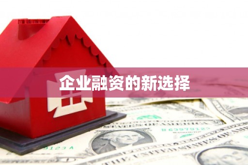 深圳企业融资的新选择