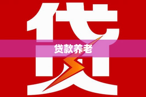 深圳贷款养老