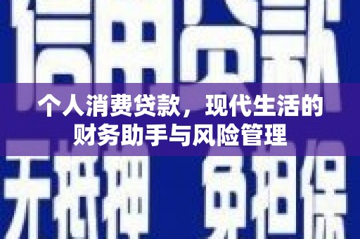 深圳个人消费贷款，现代生活的财务助手与风险管理