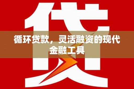 深圳循环贷款，灵活融资的现代金融工具
