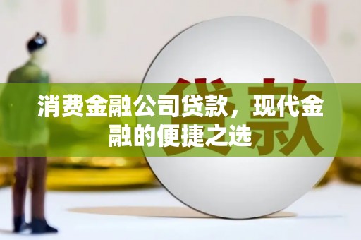 深圳消费金融公司贷款，现代金融的便捷之选